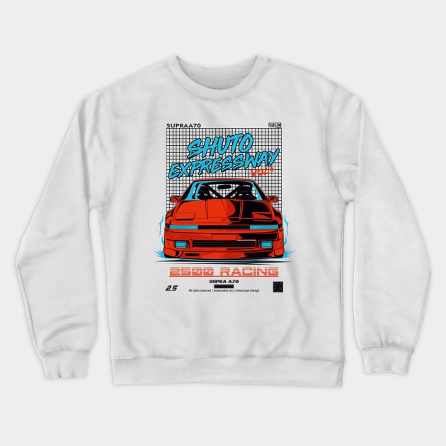 Toyota Supra a70 mk3 Crewneck Sweatshirt by racingfactory